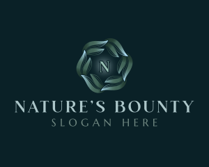 Natural Wellness Leaves logo design