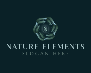 Natural Wellness Leaves logo design