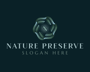 Natural Wellness Leaves logo design