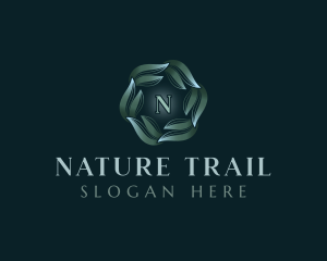 Natural Wellness Leaves logo design