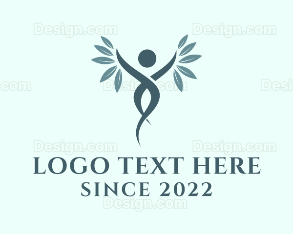 Human Leaf Wellness Logo