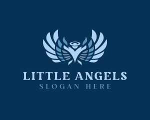 Angel Wing Aviation logo design