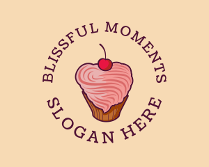 Heart Icing Cupcake logo