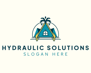 House Cleaning Pressure Wash logo design