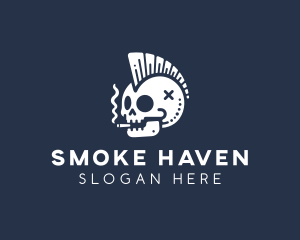 Punk Skull Cigarette logo