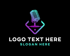Microphone Podcast Radio logo