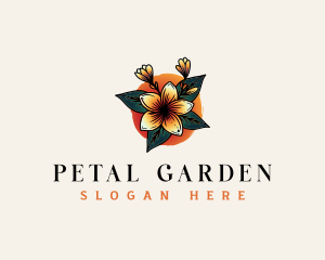 Hawaii Botanical Flower logo design