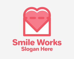 Heart Mail Envelope logo