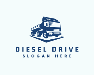 Oil Tanker Truck logo design