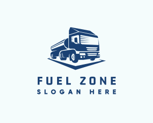 Oil Tanker Truck logo design