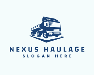 Oil Tanker Truck logo design