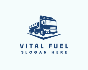 Oil Tanker Truck logo design