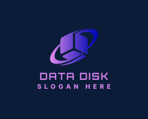 Data Network Cube logo design