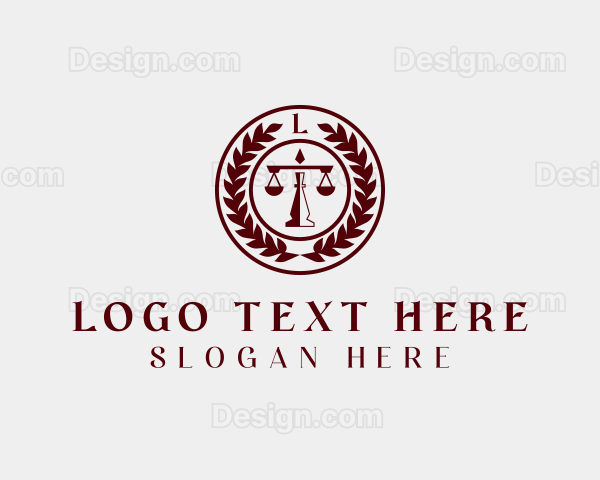 Legal Scales Attorney Logo