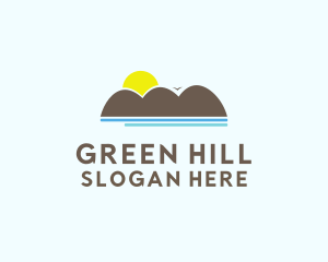 Ocean Hill Sunset logo design