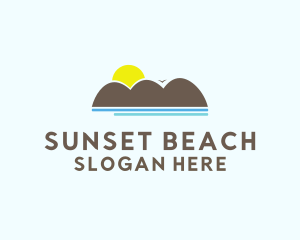 Ocean Hill Sunset logo design