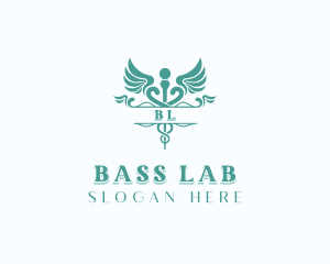 Pharmaceutical Laboratory Healthcare logo design