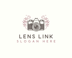 Floral Wedding Photography logo design