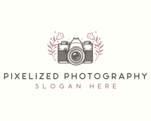 Floral Wedding Photography logo design