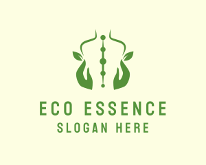 Eco Back Massage logo design