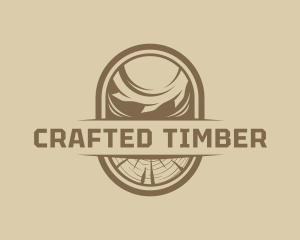 Sawmill Woodwork Tool logo design