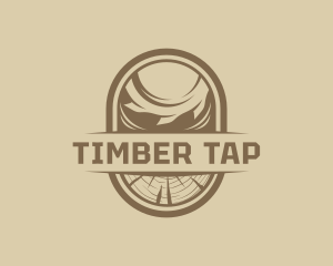 Sawmill Woodwork Tool logo design