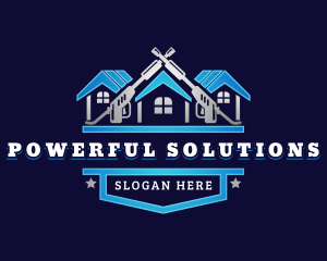 Pressure Washer Sanitation logo design