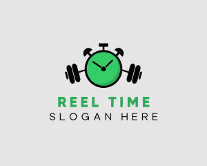 Fitness Gym Time  logo design