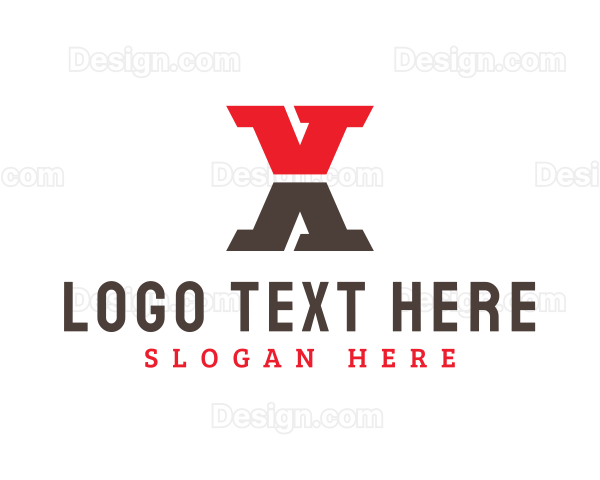 Industrial Business Letter X Logo