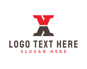 Industrial Business Letter X logo