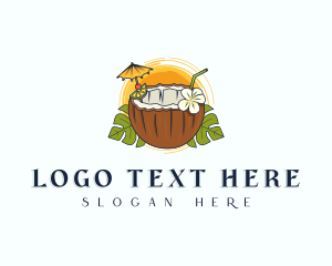 Tropical Coconut Drink logo