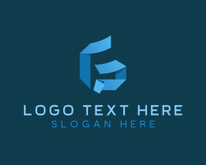 Geometry - Origami Agency Letter G logo design