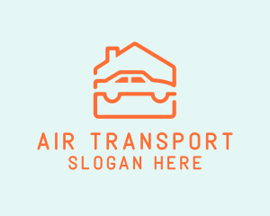 House Vehicle Garage logo design