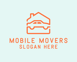 House Vehicle Garage logo design