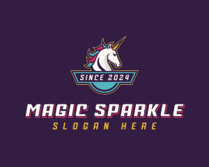 Gaming Unicorn Streamer logo design