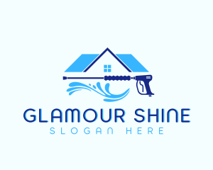 Pressure Wash Cleaner logo design