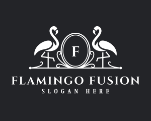 Flamingo Bird Animal logo