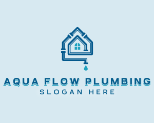 Pipe Plumbing Plumber logo