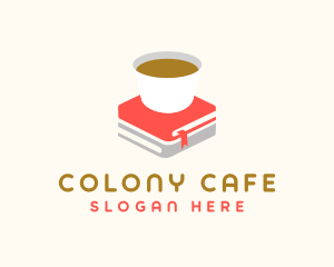 Coffee Book Cafe logo design