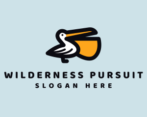  Pelican Bird Beak logo design