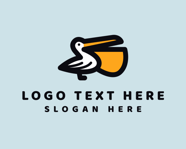 Stork logo example 3