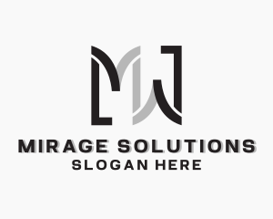 Marketing Financial Firm Letter M logo design