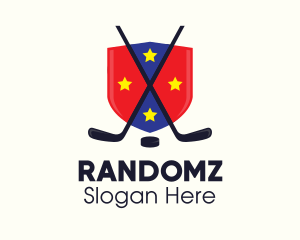 Ice Hockey Team Shield logo