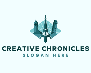 Landmark Travel Destination logo design