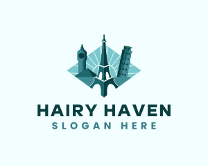 Landmark Travel Destination logo design