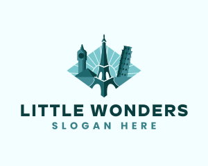 Landmark Travel Destination logo design