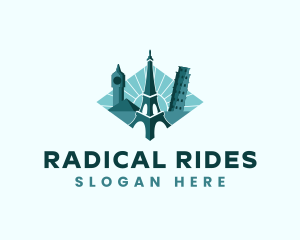 Landmark Travel Destination logo design