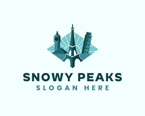 Landmark Travel Destination logo design