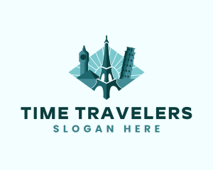 Landmark Travel Destination logo design