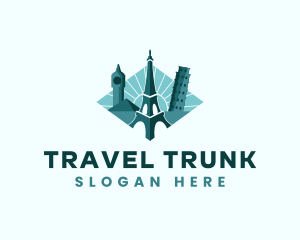 Landmark Travel Destination logo design